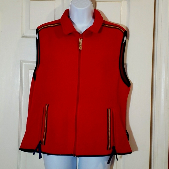 Woolrich Sweaters - VTG. Woolrich Polartec Red Vest